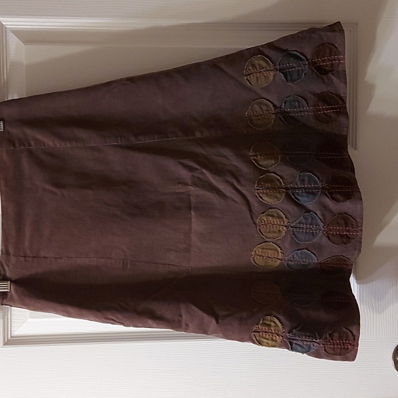 Boden Corduroy Applique A Line Skirt - Picture 5 of 10